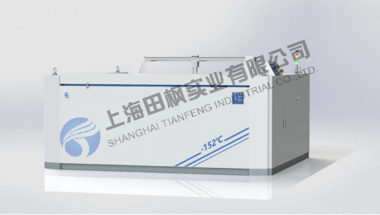 上海田楓 臥式工業(yè)冰箱 1500L~4000L風(fēng)冷式：雙側(cè)氣彈簧上翻開(kāi)門+關(guān)門后拉扣鎖緊